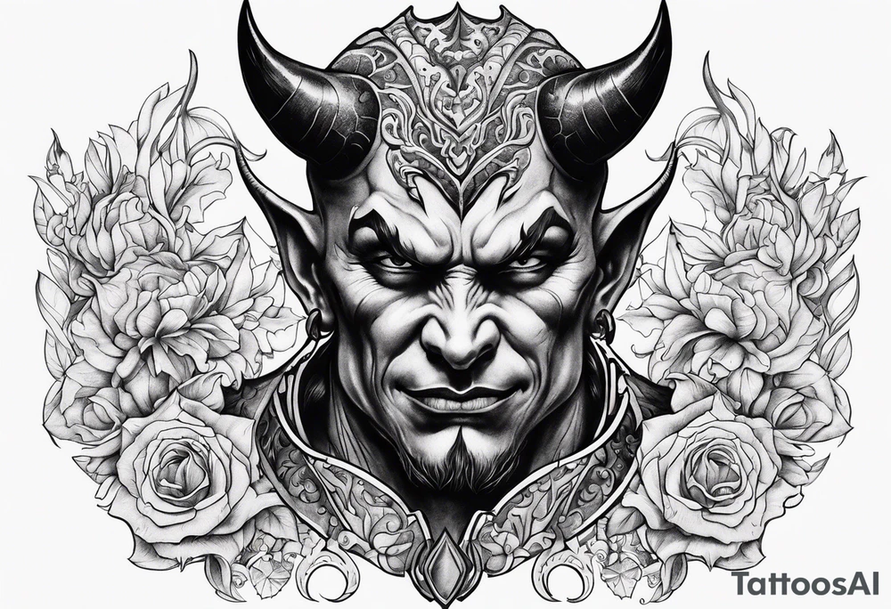 devil tattoo idea