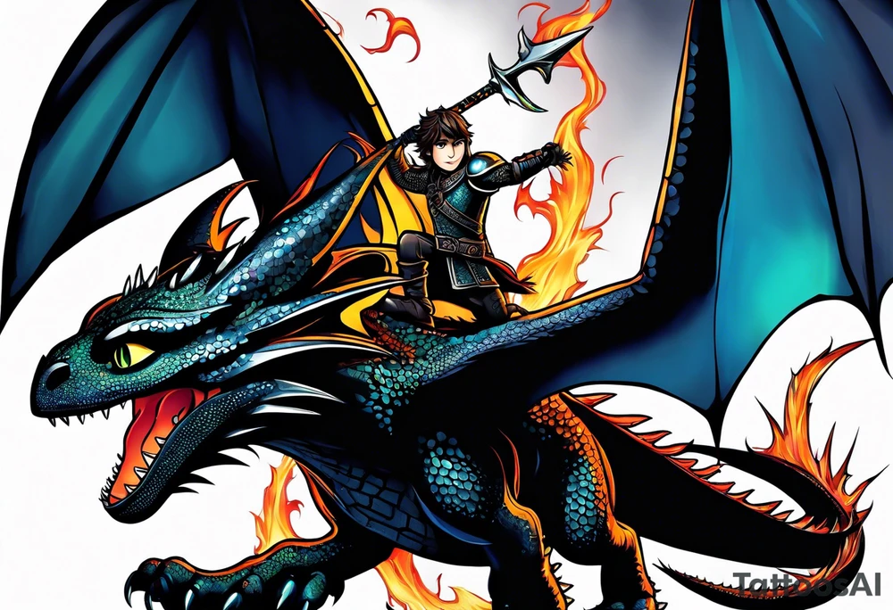 How to train your dragon tattoo idea
