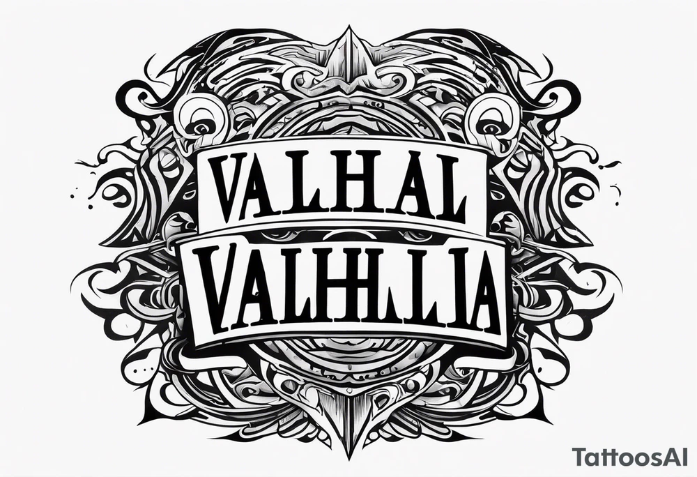 Valhalla mist tattoo idea