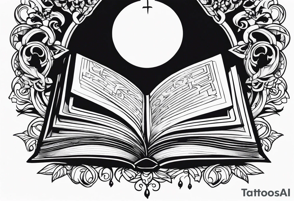 HOLY BOOKS tattoo idea