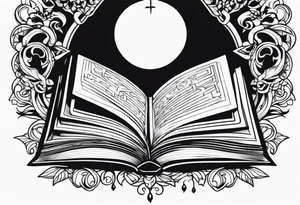 HOLY BOOKS tattoo idea