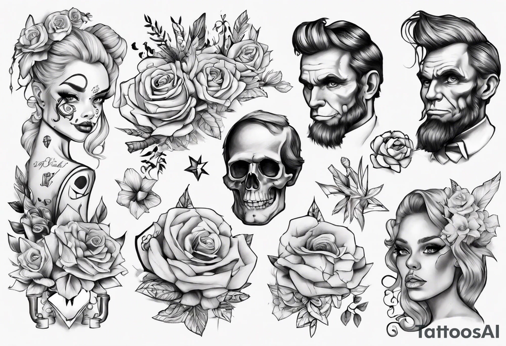 The names Lincoln and Brielle tattoo idea