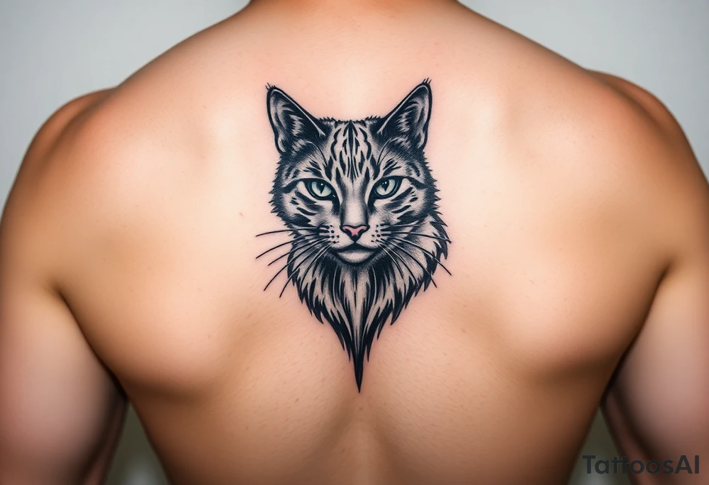 Black Cat tattoo idea