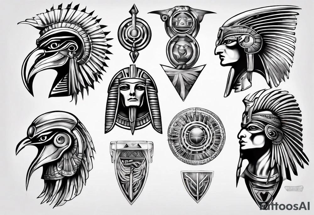 the legend horus tattoo idea