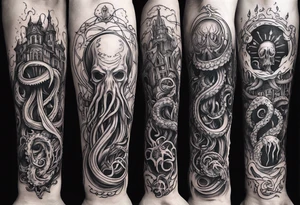 long tattoo for forearm on lovecraft them
add tentacle tattoo idea