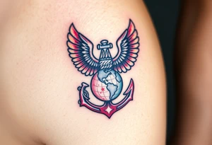 Combat marine veteran eagle globe and anchor
Operation Iraqi freedom tattoo idea