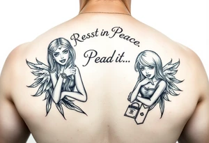 Rest in peace dad lowrider girls and money tattoo idea