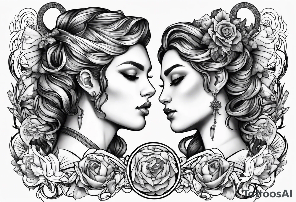 Gemini and Capricorn tattoo tattoo idea