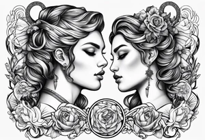 Gemini and Capricorn tattoo tattoo idea