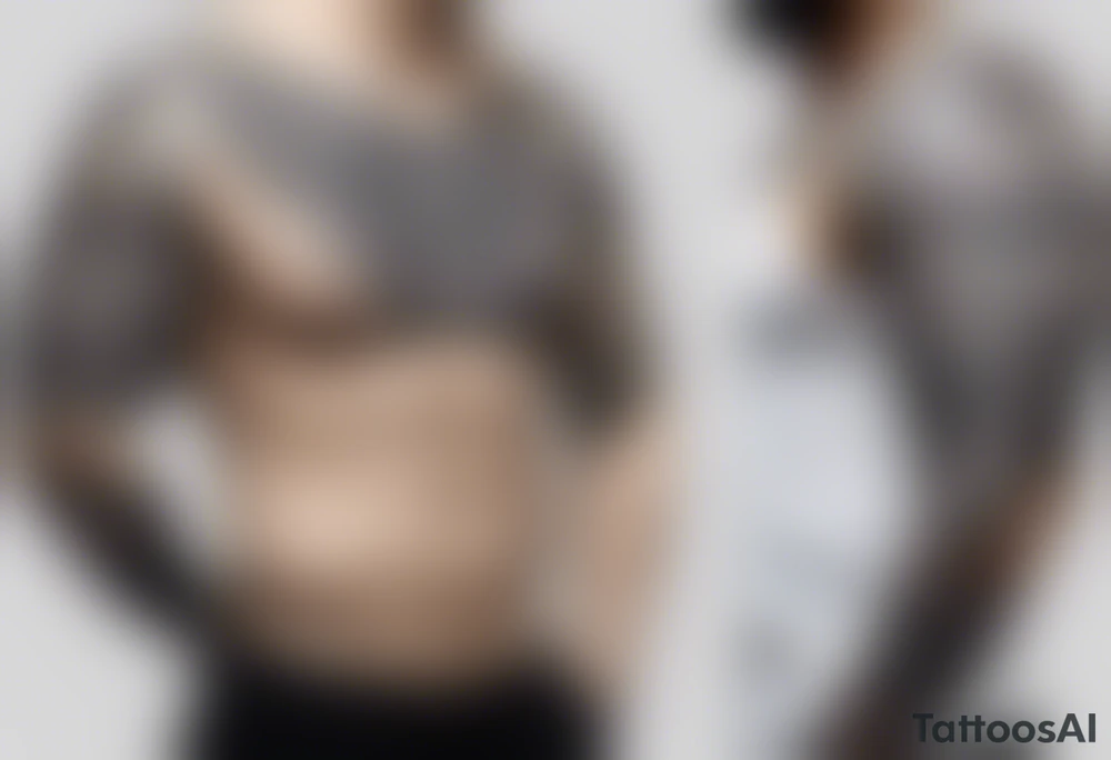 sleeve tattoo design describing a computer part tattoo idea