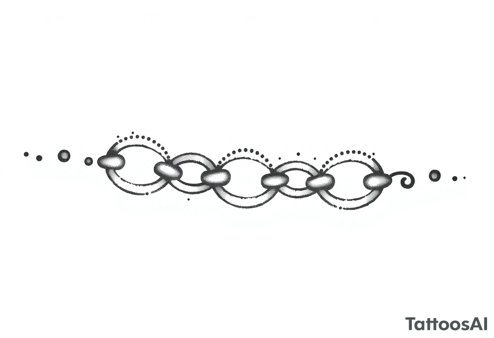 Chain tattoo idea