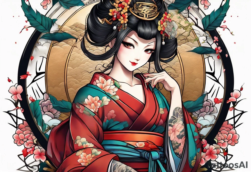 The name Nakama painted vertically  in Shodo style. tattoo idea