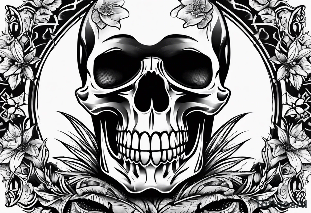 skull tattoo idea