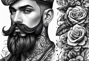 Men’s tattoo for Italian heritage tattoo idea