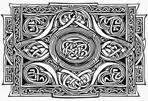 Celtic knots, background tattoo idea