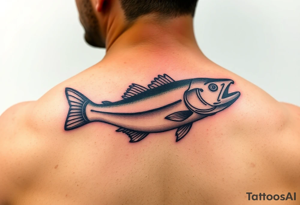 Fishing with dad tattoo idea