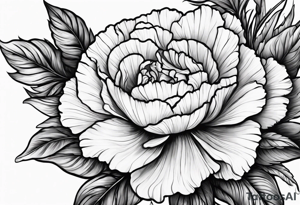 Carnation tattoo idea