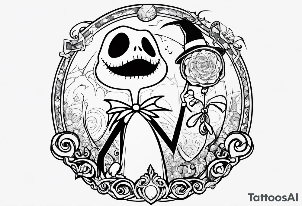 Nightmare before christmas, Dr finklestien chibi tattoo idea