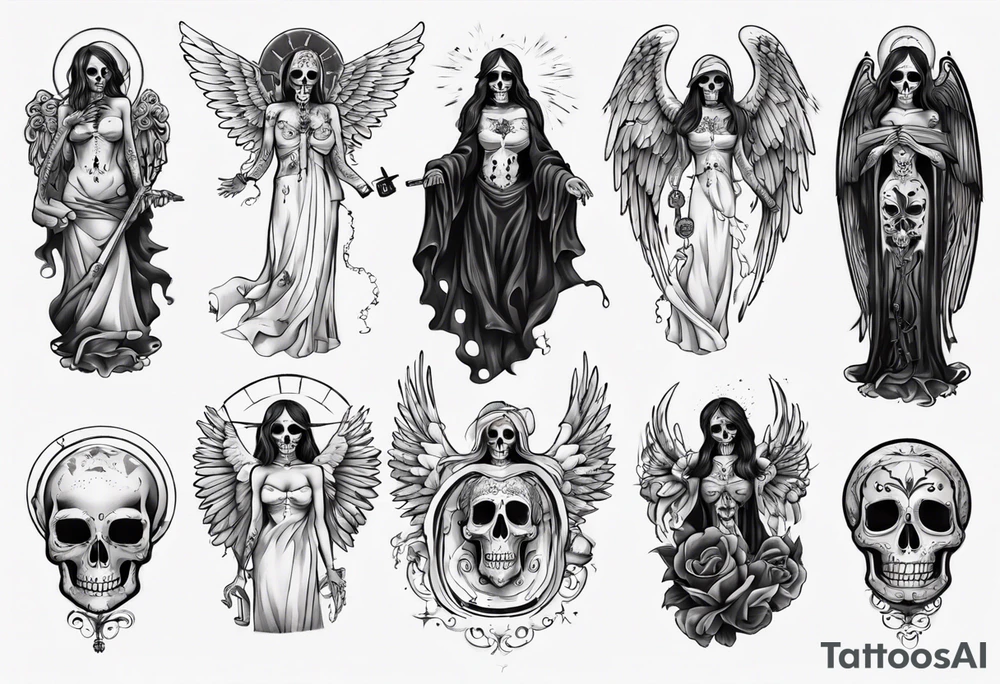 ANGEL DE LA MUERTE tattoo idea