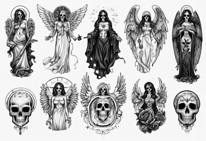 ANGEL DE LA MUERTE tattoo idea