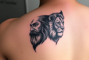 first off all can u get me a picture of imam ali and a lion on on one side and imam ali on the other side make sure u get the pictures from google tattoo idea