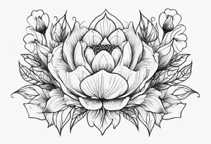 March birth flower tattoo idea
