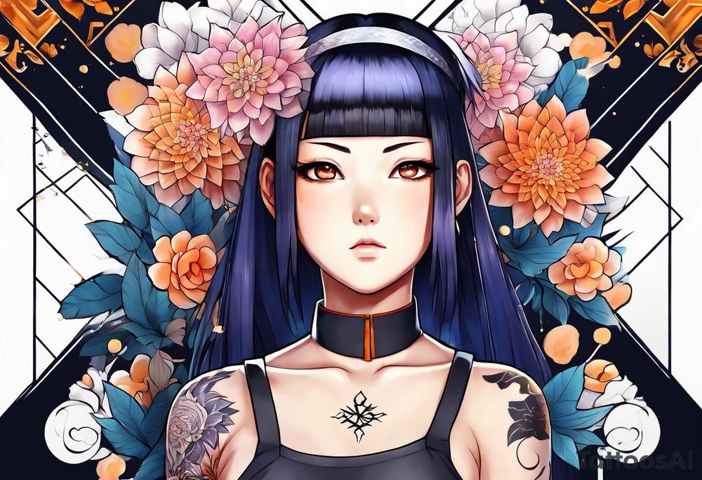 Hinata and hanabi from Naruto tattoo idea