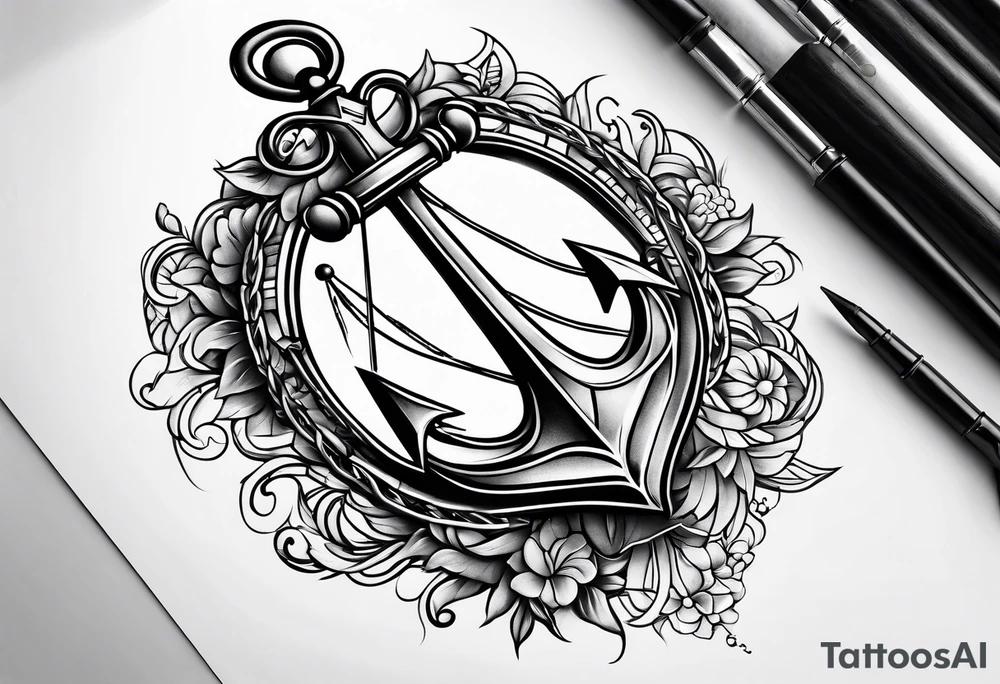 Anchor tattoo idea
