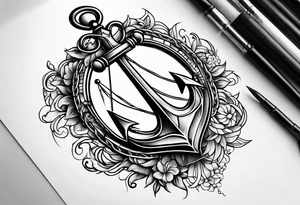 Anchor tattoo idea