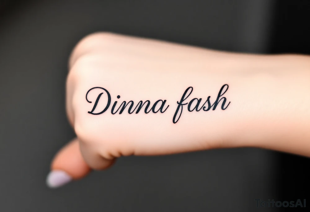 Dinna fash tattoo idea