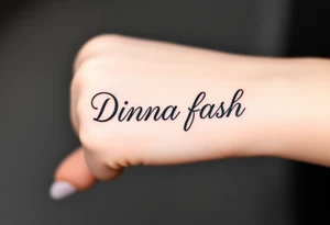 Dinna fash tattoo idea