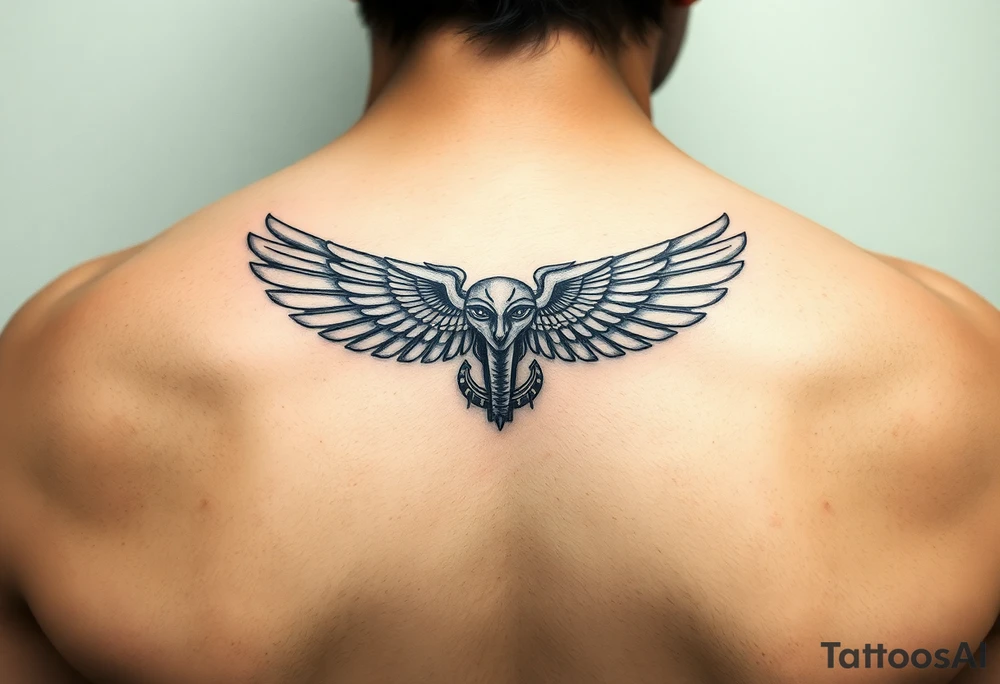 Tatuagem egípcia do deus egipicio Horus tattoo idea