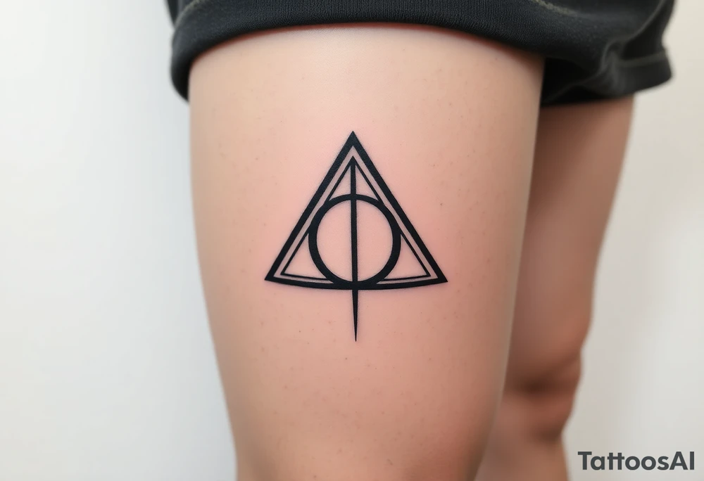 Amanda name, with deathly hallows tattoo idea