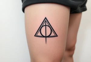 Amanda name, with deathly hallows tattoo idea