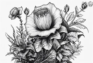 venus fly trap plant tattoo idea