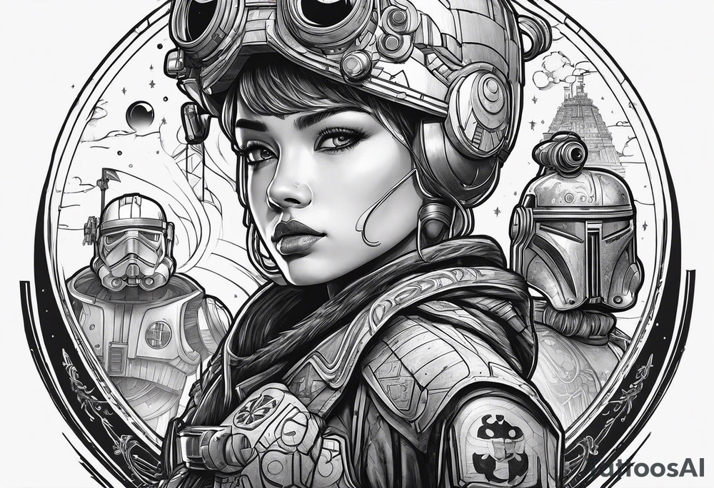 Love, Death & Robots, star wars tattoo idea