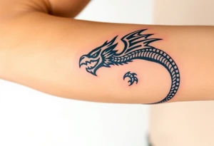 Aztec dragon tattoo idea