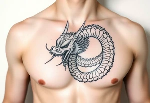 naga in japanese tattoo idea