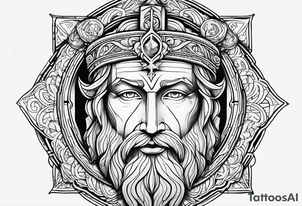 The symbol of Matthias in the bible tattoo idea
