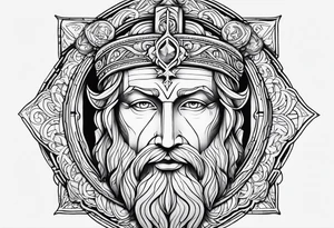 The symbol of Matthias in the bible tattoo idea