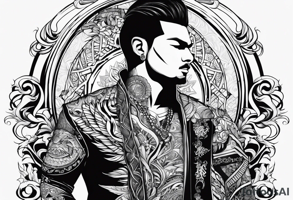 The name of my son Keano in mahori style tattoo idea