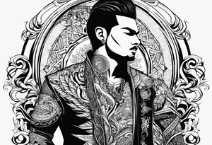 The name of my son Keano in mahori style tattoo idea