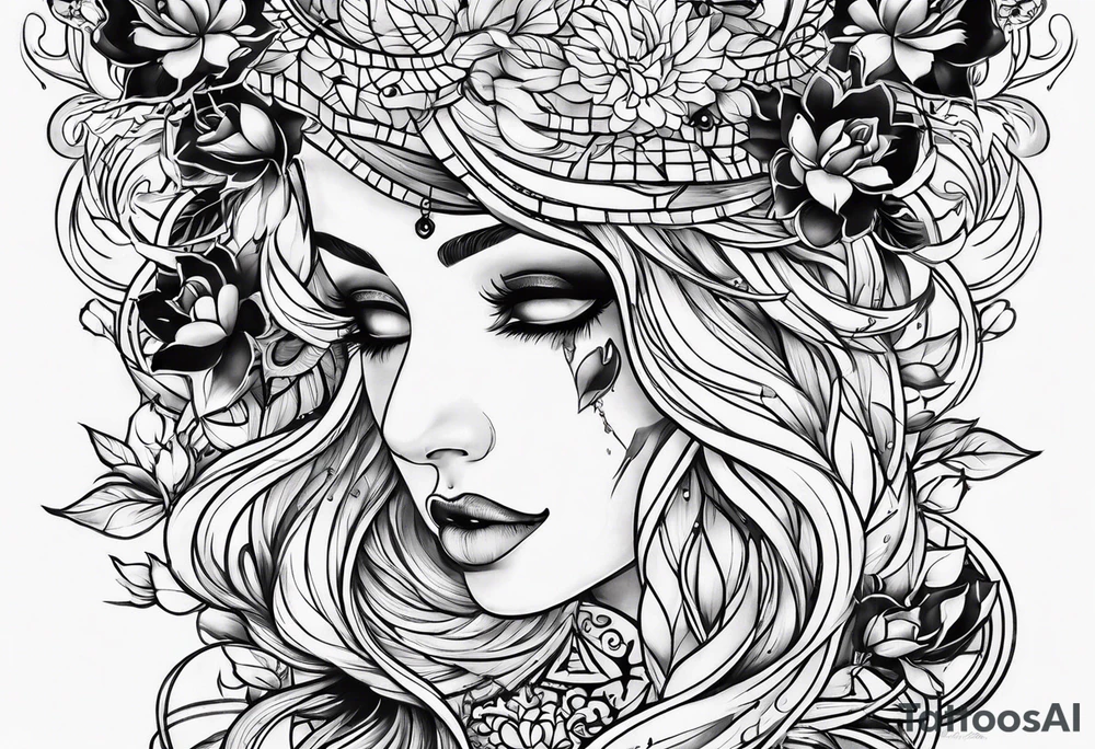 Let our Scars Fall in Love tattoo idea