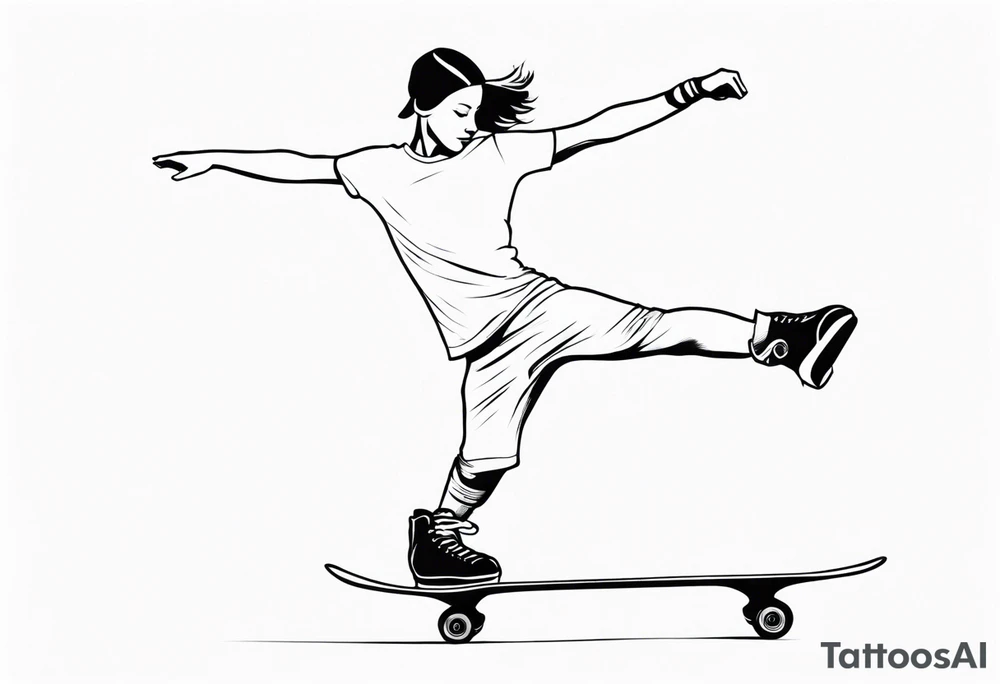 figureskater tattoo idea