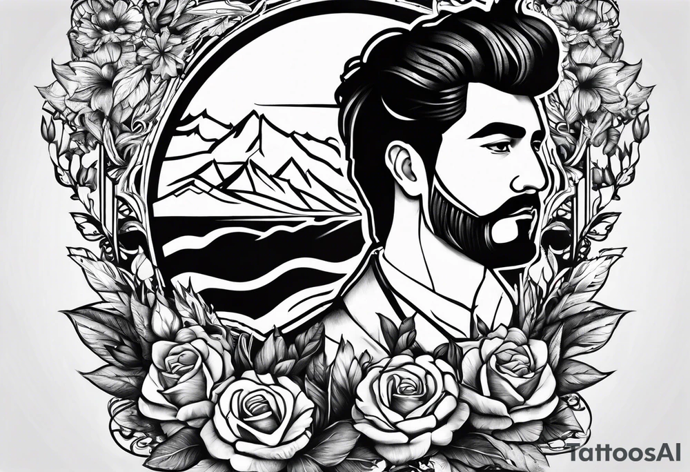 I WANT TO DO A MEMORIAL TATTO FOR MY FATHER tattoo idea