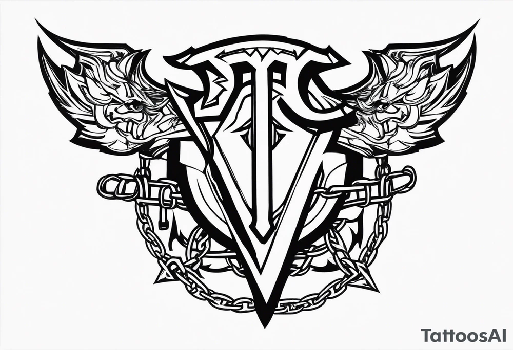 Valhalla sword shield dragon axe Valknut barbed wire chains tattoo idea Valhalla sword shield dragon axe Valknut barbed wire chains tattoo idea