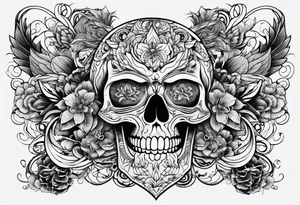 background design tattoo idea