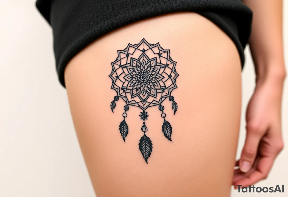 dreamcatcher tattoo idea