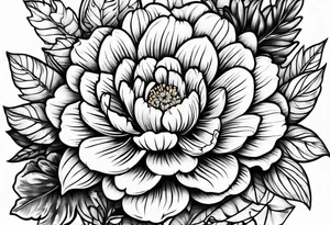 Marigold tattoo idea