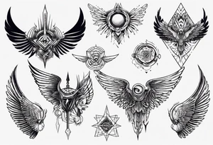 spreat wings tattoo idea